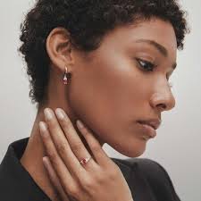 Red Jay Ruby and Diamond Ring in 18k White Gold