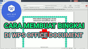 Tutorial Wps Cara Membuat Bingkai Frame Halaman Dokumen How To Make Page Border In Wps Document Youtube