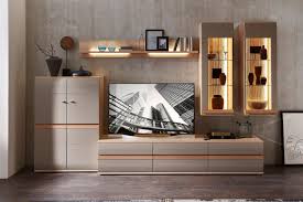 Stralsunder Wohnwand Binz Eb34502 Grau Matt Mobel Letz Ihr Online Shop