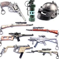 Weapons in this group combine characteristics of handguns (their damage and accuracy over short distance) and of assault rifles (rate of fire and clip size). Pubg Game Playerunknown S Battlegrounds Cosplay Chicken Dinner Weapon Props Pan Helmet Model Zinc Alloy Material Keychain Kids In G Guns Game Costumes Keychain