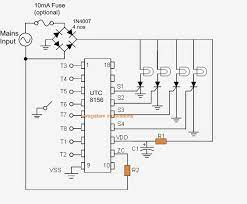 Wiring diagram of single tube light installation with electronic ballast. 8 Function Christmas Light Circuit Homemade Circuit Projects