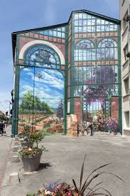 Fresque Murale Le Parcours Des Roses Dans La Metropole De Lyon Saint Priest En France 3d Street Art Art De Trottoir Artiste De Rue