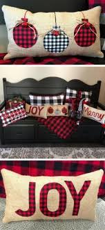 Black And White Buffalo Plaid Pillows Burlap Christmas Pillows Buffalo Plaid Christmas Pillow Red Buffalo Check Christmas Black Whi Christmas Decorations Rustic Burlap Christmas Christmas Pillow
