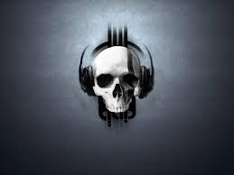 Full color drawing pics 450x416 skeleton with headphones skull headphones stock photos 400x400 drawing skull sketch with headphones vintage style royalty free Skull With Headphones Wallpapers Wallpaper Cave
