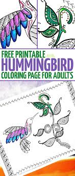 There are tons of great resources for free printable color pages online. Hummingbird Coloring Page A Free Printable Coloring Page For Adults