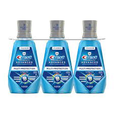 Colgate total advanced daily repair mouthwash; Crest Pro Health Advanced Mouthwash Multi Protection 1 Liter 3 Pack Costco