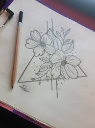 • use the inner circle and draw the center of the flower. Flowers Cute Flower Drawing Easy Flower Drawings Flower Drawing Tumblr