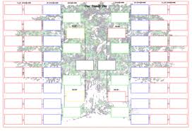 A3 Print Or Stick Family Tree Chart