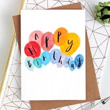 This balloon elephant card tutorial is the perfect party favor idea for any celebration you have in mind! Balloon Happy Birthday Card Katy Pillinger Designs