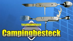 Taschenmesser Mit Campingbesteck Um Gut Mit Messer Und Gabel Essen Zu Konnen Lasst Sich Das Taschenmesser Einfach In Der Mitte In Taschenmesser Messer Besteck