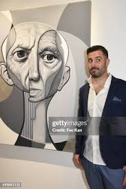Curator Nicolas Couturieux, artists Christian Guemy , Thomas Canto,... News  Photo