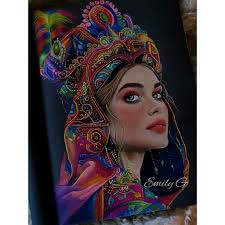 Ocean Princess Rina Art Patreon Marker Polychromos Softpastells