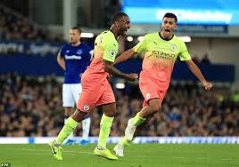 Match ends, everton 0, manchester city 2. Everton 1 3 Manchester City Raheem Sterling Strikes To Secure Victory For Reigning Champions Daily Mail Online