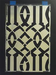 Oklahoma's best source for your remodeling needs! Home Dzine Why Buy Wallpaper When You Can Stencil A Metallic Design