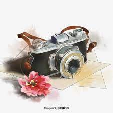 Flower Elements Of Hand Painted Travel Camera Photograph Photography Travel Png Transparent Clipart Image And Psd File For Free Download Camera Art Camera Logo Vintage Camera Logo