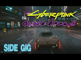 Cyberpunk 2077 Gig Olive Branch Driving Sergei S Car Opening The Trunk Youtube