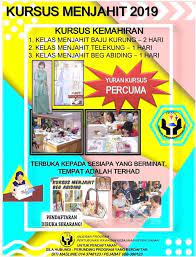 Jika anda orang awam dan ingin mampu membuat baju professional dari (bahkan) nol, maka luangkan waktu 2 menit untuk membaca dalam kursus menjahit tingkat dasar ini anda akan mendapatkan 10 praktek baju jadi. Kursus Pertubuhan Wawasan Kebajikan Negeri Sabah Facebook
