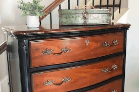 So many of you have been following this just make sure to spray paint them black first (check out my rub n buff tutorial above). How To Make Dated Look Sophisticated Black Dresser Makeover