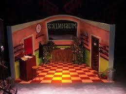Set Design Little Shop Of Horrors Little Shop Of Horrors Stage Set Design Scenic Design
