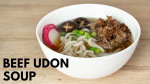 Add beef mixture and cook the beef until beef is about half way done, about 2 to 3 minutes. Quick Easy Beef Udon Soup Recipe Niku Udon Youtube
