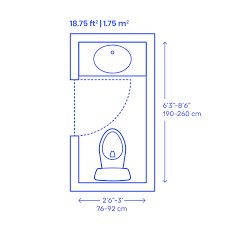 Architect christopher landis of landis. Half Baths Utility Bathrooms Dimensions Drawings Dimensions Com