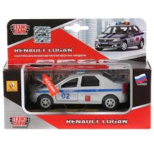 Машинка игрушечная технопарк рено логан полиция 2014. Mashina Tehnopark Metall Inerc Renault Logan Policiya 1 43 Svet Zvuk V Kor V Kor 2 24sht