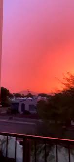 Shop butterfly sky aesthetic hoodies and sweatshirts designed and sold by artists for men, women, and everyone. Storms Bring Beautiful Red Sky To Arizona Videos From The Weather Channel Weather Com