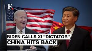 President Biden Calls Xi Jinping A "Dictator" After Sensitive US-China  Talks - YouTube