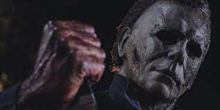 It's not aged in the photo posted at the top because the 2020 film has flashbacks to the 1978 film. Halloween Kills Image Shows Michael Myers Burnt Mask Bloody Knife Geeky Craze