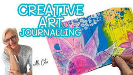 Pastel backgrounds and bold images do work on an art journal ...
