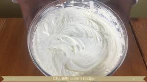 Chantilly Cream Recipe Sweetened Whipped Double Cream Chantilly Cream Cream Recipes Cream Frosting