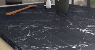 Plan Snack Stratifie Marbre Noir Mat L 200 X P 40 Cm Ep 38 Mm Marbre Noir Plan De Travail Stratifie Noir Mat
