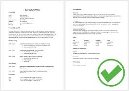 Gratis Cv Maken 2022 Maak Gratis Een Cv En Download Deze In Word