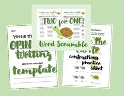 Printable coloring and activity pages are one way to keep the kids happy (or at least occupie. Yertle The Turtle Printables Worksheets Teachers Pay Teachers