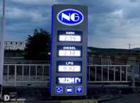 Pole signs and gas stations