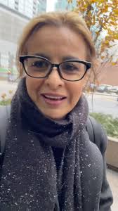 Nos llegó la nieve en Chicago!