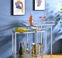 Amazon.com: SECARUS Juego de carrito de servicio y mesa de ...