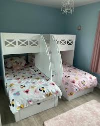 If you have a bunk bed set that's missing its ladder or stairs, you obviously need a way to get to the top bunk. Bunk Beds With Storage From Mk Furnishings Triple Bunk Beds