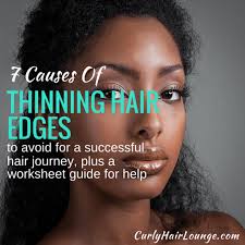 Experiencing the death of a loved one, dealing with a traumatic disease, or even having a routine but serious surgery can lead to hair loss. 7 Causes Of Thinning Hair Edges