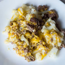 Cauliflower And Ground Beef Hash Low Carb Recipe Glue Sticks And Gumdrops Recipe Ground Beef Recipes Beef Recipes Beef Hash