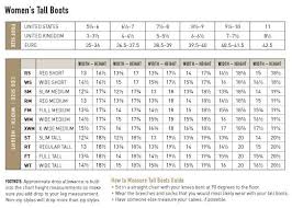 Ariat Competition Boot Sizing Chart