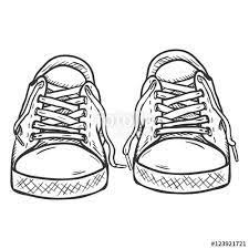 Image Result For How To Draw Shoes From The Front Shoes Drawing Sneakers Sketch Cartoon Shoes