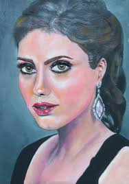 This is the first portrait I painted with oil paints 🖌🎨