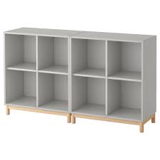 Eket Storage Combination With Legs Light Gray Ikea Eket Ikea Eket Shelving