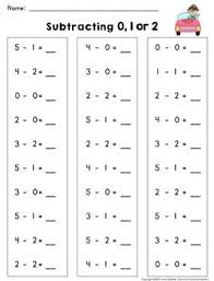Kindergarten Math Fact Fluency Pack Addition And Subtraction Within Five Math Fact Worksheets Math Fact Fluency Fact Fluency Practice