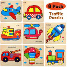 Check spelling or type a new query. Wooden Jigsaw Puzzles For Toddlers Kids Age 1 2 3 Preschool Girls Boys Vehicle Early Educational Toys Planet