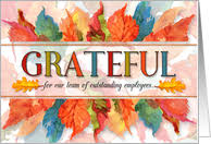 Choose from a wide selection of unique, quality corporate thanksgiving cards with beautiful scenes, elegant designs, and watercolor paintings. Thanksgiving Cards For Employees From Greeting Card Universe