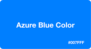 Azure Blue Color Hex Code 007fff