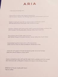 Once you add aria, however, you have put yourself on the hook to handle some complex interactions. Menu Picture Of Aria Restaurant Sydney Tripadvisor