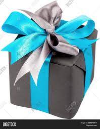 A cute dog with a special present. Gift Present Wrapped Image Photo Free Trial Bigstock